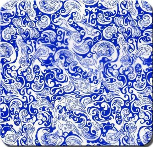 Blue swirl abstract hydrographics water transfer printing film