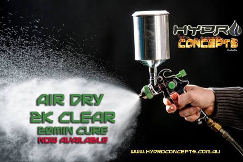 Air Dry 2K HS Clear Coat 1.25ltr kit Automotive refinishing High Gloss paint