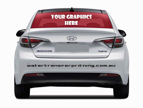 CAR REAR STANDARDS WINDOW GRAPHICS / DECAL Printing Service