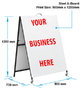 A Frame Display Advertising Board Printed full colour