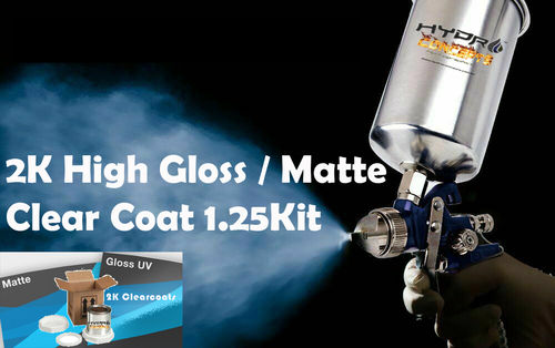 2K Pack Clear Coat high Gloss or Matte version 1.5 LTR Kit